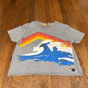 super rare aviator nation wave women’s tee